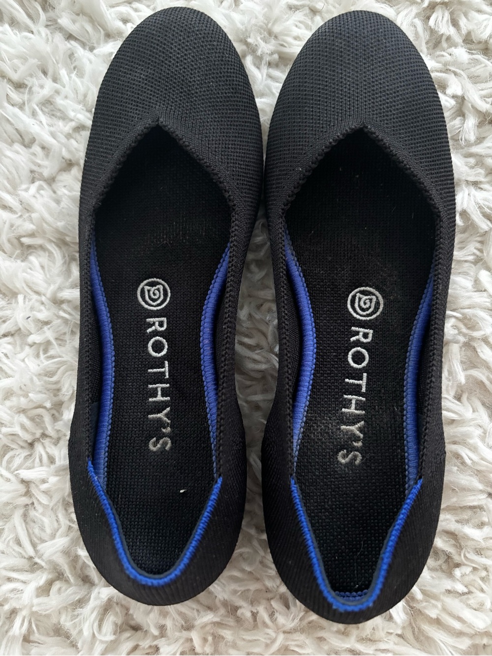 Rothy's Women's Black Ballet Flats